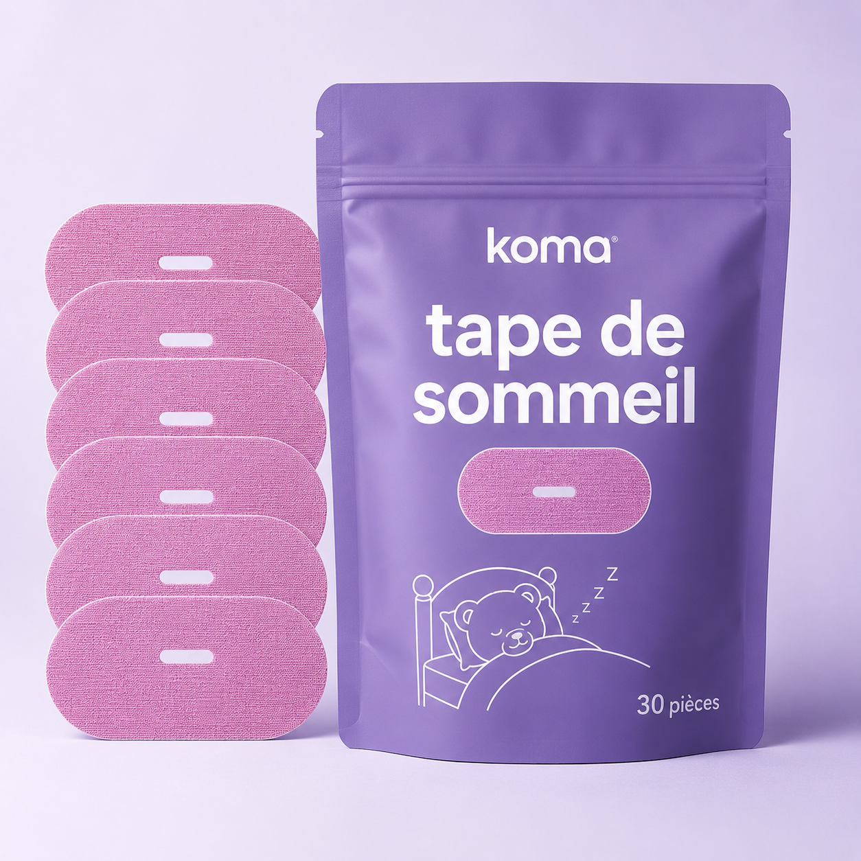 Tape de Sommeil SleepTape KOMA 30 pièces