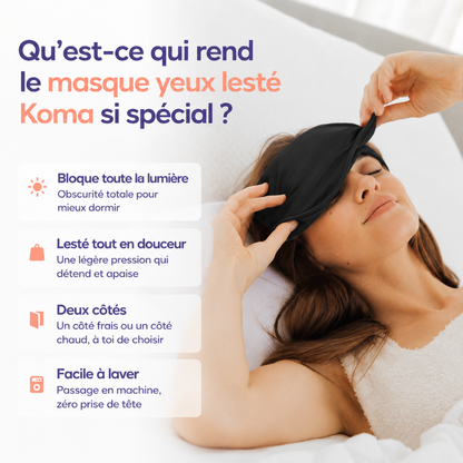 Masque de Nuit Lesté Soie KOMA MaskCloud