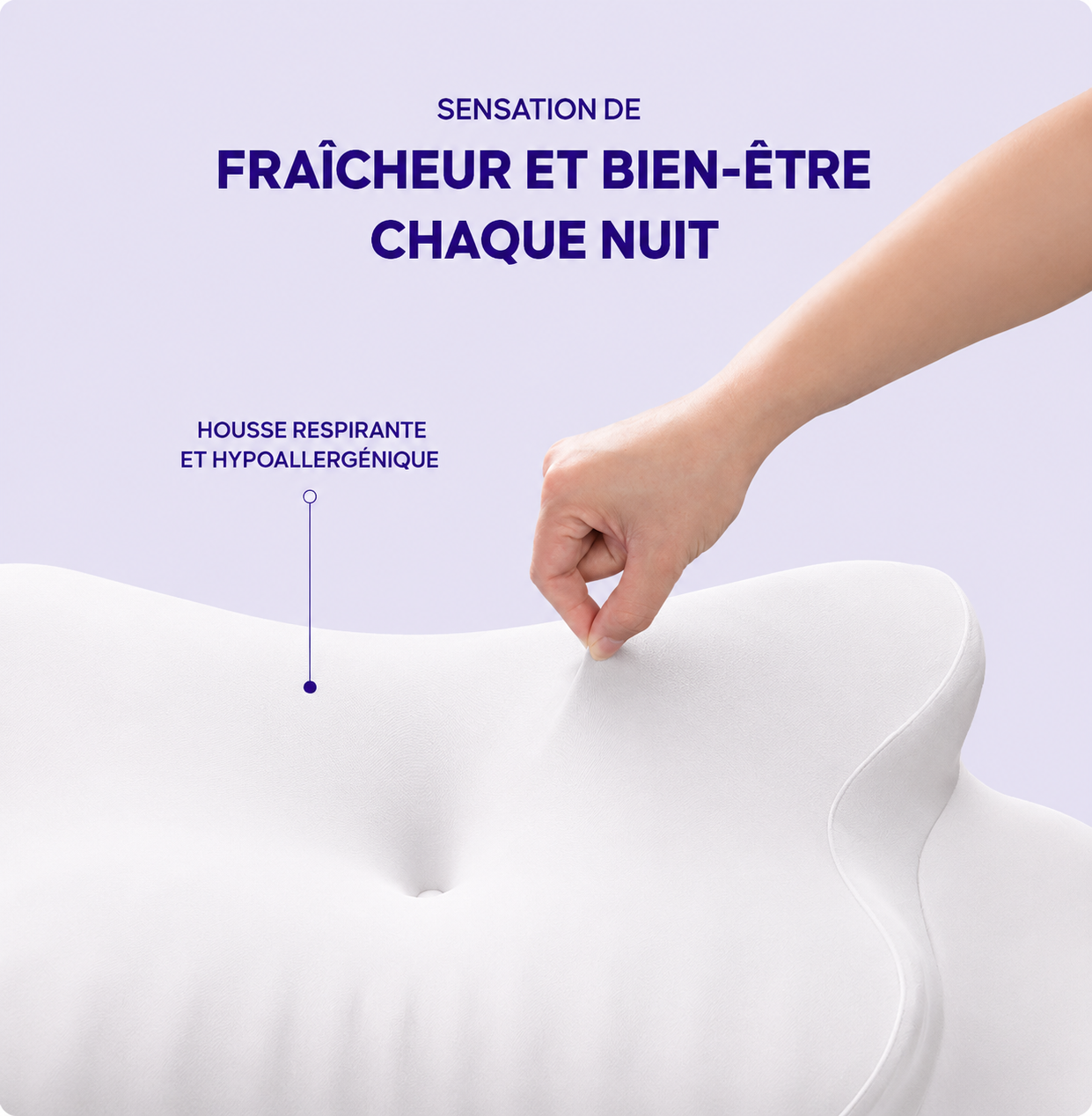 Oreiller à Mémoire de Forme KOMA CloudForm