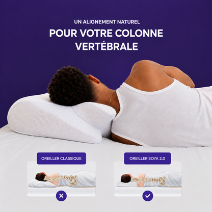 Oreiller Ergonomique à Mémoire de Forme CloudAlign