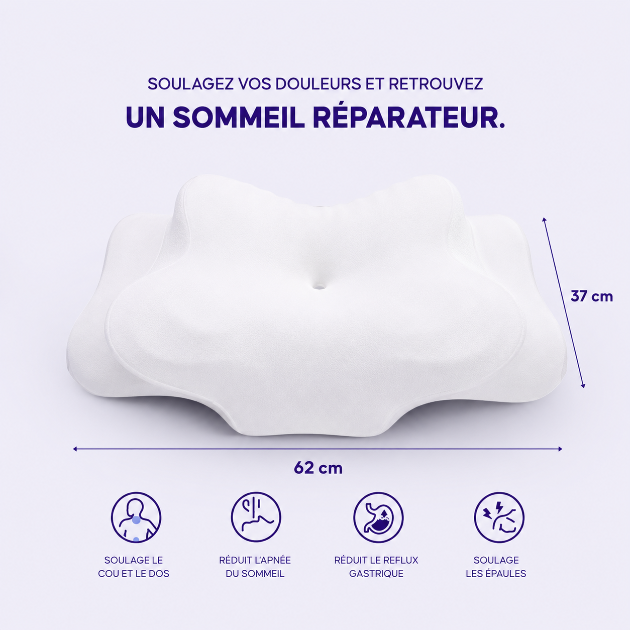 Oreiller à Mémoire de Forme KOMA CloudForm